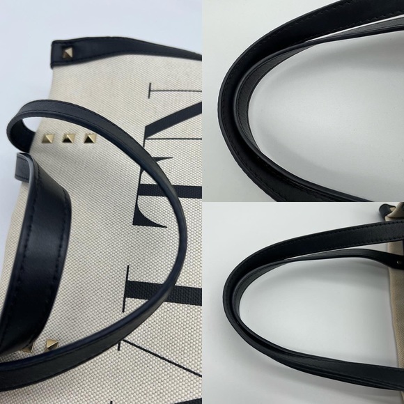 Authentic Valentino Garavani mini VLTN print Canvas tote - Picture 11 of 15